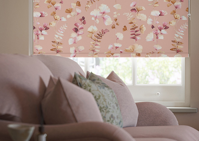 Eucalyptus, Toasted Pink - Roller Blind - Image 5